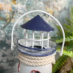 Metal Lighthouse Tealight Holder -Home Decoration IMG E5272