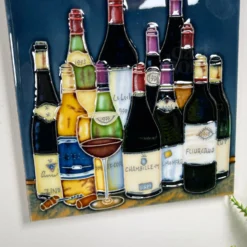 Wine Cellar Selection Ceramic Art Tile 8x8" -Home Decoration IMG E5340
