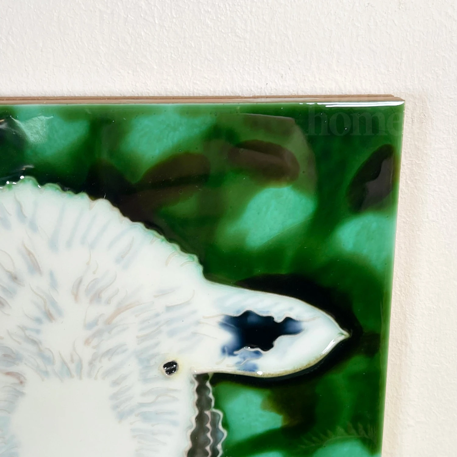 Sheepish Look Ceramic Art Tile 8x8" 5 Sheepish Look Ceramic Art Tile 8x8" - Image 5