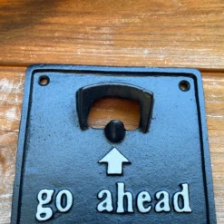 Take Your Top Off Cast Iron Wall Bottle Opener -Home Decoration IMG E5771 edited42