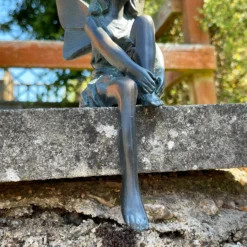 Shelf Sitting Bronze Fairy Ornament -Home Decoration IMG E5851 edited109