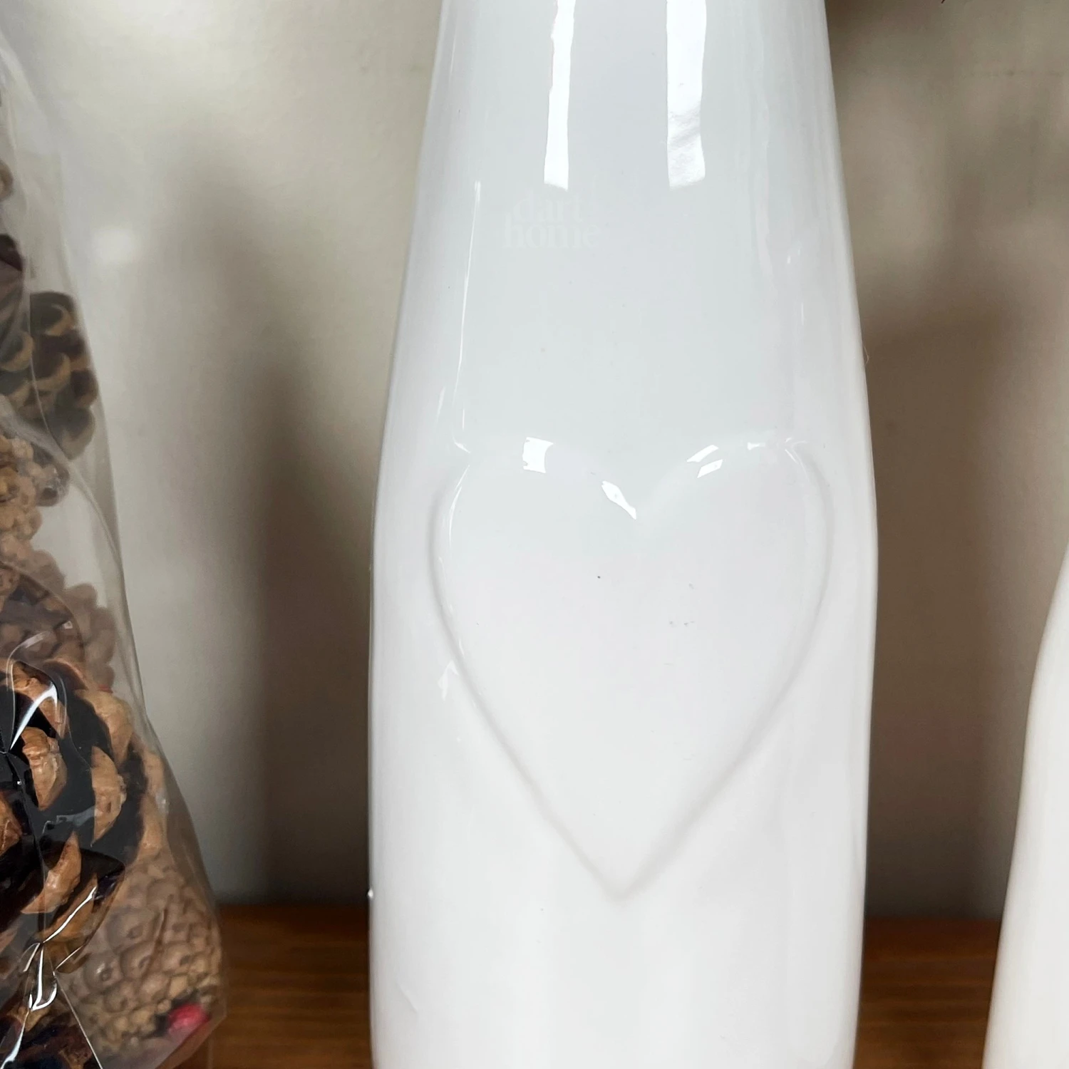 Set Of 2 Heart Bottle Vases 2 Set Of 2 Heart Bottle Vases - Image 2