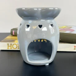 Family Stensil Grey Wax Melt Burner -Home Decoration IMG E6187 edited60