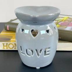 Love Stensil Grey Wax Melt Burner 10 Love Stensil Grey Wax Melt Burner -Home Decoration IMG E6194 edited67