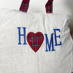 Tartan Red Home Doorstop -Home Decoration IMG E6338