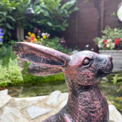 Bronze Garden Alert Hare Ornament 7 Bronze Garden Alert Hare Ornament -Home Decoration IMG E6555 edited239