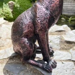 Bronze Garden Alert Hare Ornament 8 Bronze Garden Alert Hare Ornament -Home Decoration IMG E6556 edited240