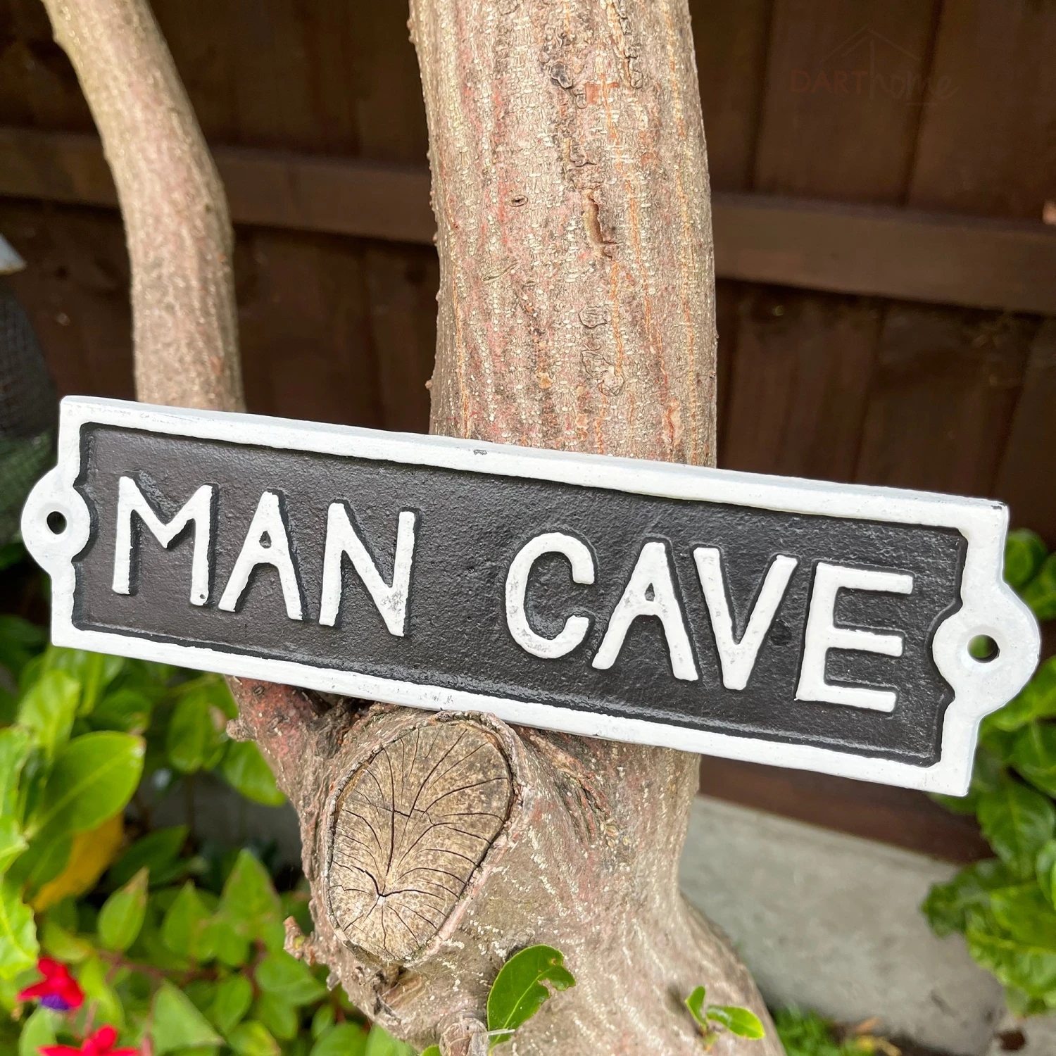 Cast Iron Man Cave Wall Sign 2 Cast Iron Man Cave Wall Sign - Image 2