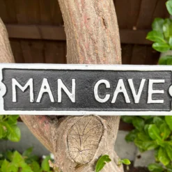 Cast Iron Man Cave Wall Sign 5 Cast Iron Man Cave Wall Sign -Home Decoration IMG E6561 edited245