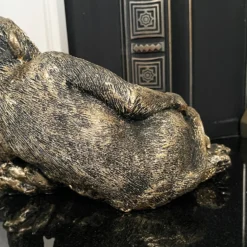 Gold Lying Monkey Tealight Holder -Home Decoration IMG E6665