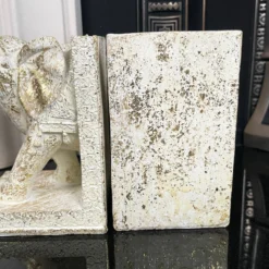 Set Of 2 Indian Elephant Bookends -Home Decoration IMG E6679