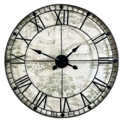 Black Metal 88cm Skeleton Wall Clock -Home Decoration IMG E6860copy