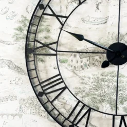 Black Metal 88cm Skeleton Wall Clock -Home Decoration IMG E6868 5899732f d2df 41a4 943b 0c41996fdb1a