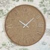 Woven Rattan Wall Clock