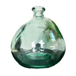 Recycled Glass Clear Bubble Vase -Home Decoration IMG E6973copy
