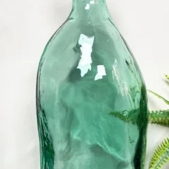 Recycled Glass Tall Bottle Vase 11 Recycled Glass Tall Bottle Vase -Home Decoration IMG E7023