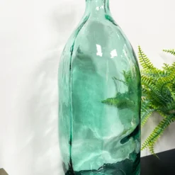 Recycled Glass Tall Bottle Vase 13 Recycled Glass Tall Bottle Vase -Home Decoration IMG E7025