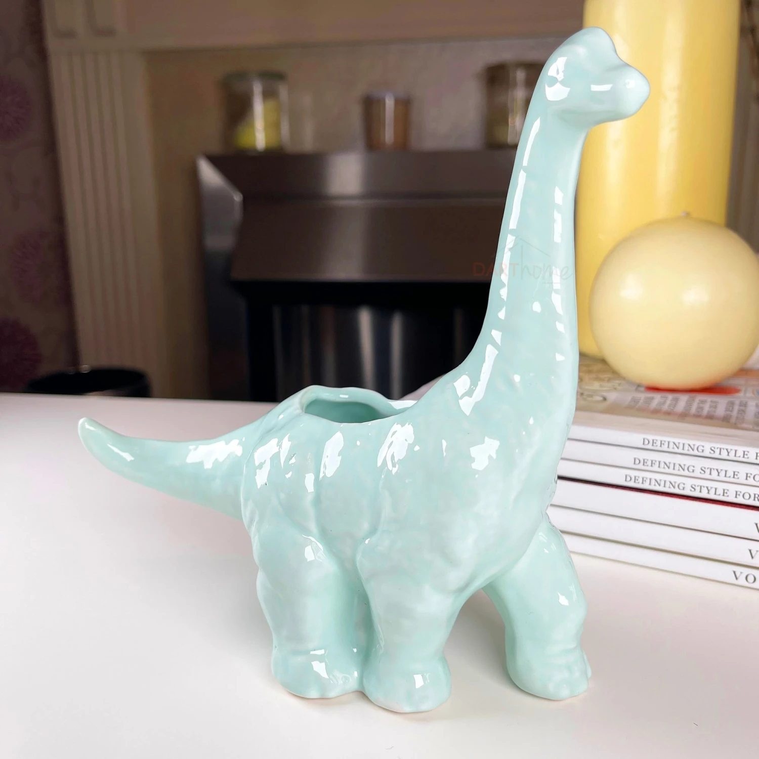 Green Diplodocus Dinosaur Succulent Plant Pot 1 Green Diplodocus Dinosaur Succulent Plant Pot