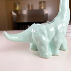 Green Diplodocus Dinosaur Succulent Plant Pot 7 Green Diplodocus Dinosaur Succulent Plant Pot -Home Decoration IMG E7332 edited17