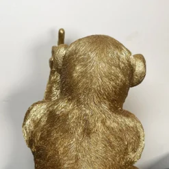 Large Gold Up Yours Monkey Ornament -Home Decoration IMG E7394
