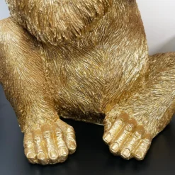 Large Gold Up Yours Monkey Ornament -Home Decoration IMG E7396