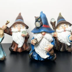 Set Of 5 Mini Wizard Figurines -Home Decoration IMG E7443