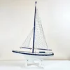 White Sailing Yacht Collectable Model Ornament 66cm