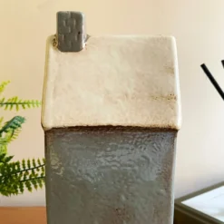 Tall Ceramic Grey House Tea Light Holder -Home Decoration IMG E7644 scaled