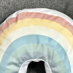 Pastel Rainbow Cushion -Home Decoration IMG E7649 e9070f6d a54f 4ebf ad26 cb890912facd