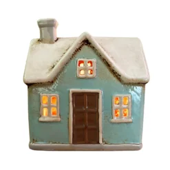 Ceramic Green House Candle Holder -Home Decoration IMG E7669copy scaled
