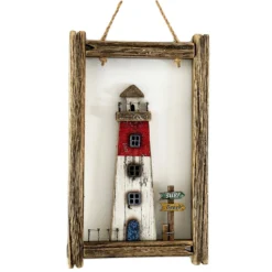 Framed Coastal Lighthouse Wall Decor -Home Decoration IMG E7754copy