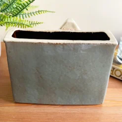 Ceramic Grey Cottage House Plant Pot -Home Decoration IMG E7788 scaled