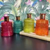 Jewel Glass Coloured Vases Set Of 4