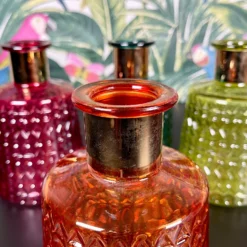 Jewel Glass Coloured Vases Set Of 4 -Home Decoration IMG E7799 editedF