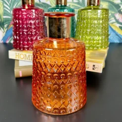 Jewel Glass Coloured Vases Set Of 4 -Home Decoration IMG E7802 editedI