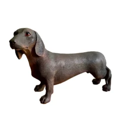 Chocolate Brown Sausage Dog Ornament -Home Decoration IMG E7803copy scaled