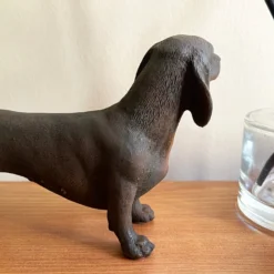 Chocolate Brown Sausage Dog Ornament -Home Decoration IMG E7808 scaled