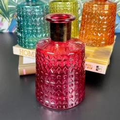 Jewel Glass Coloured Vases Set Of 4 -Home Decoration IMG E7812 editedS