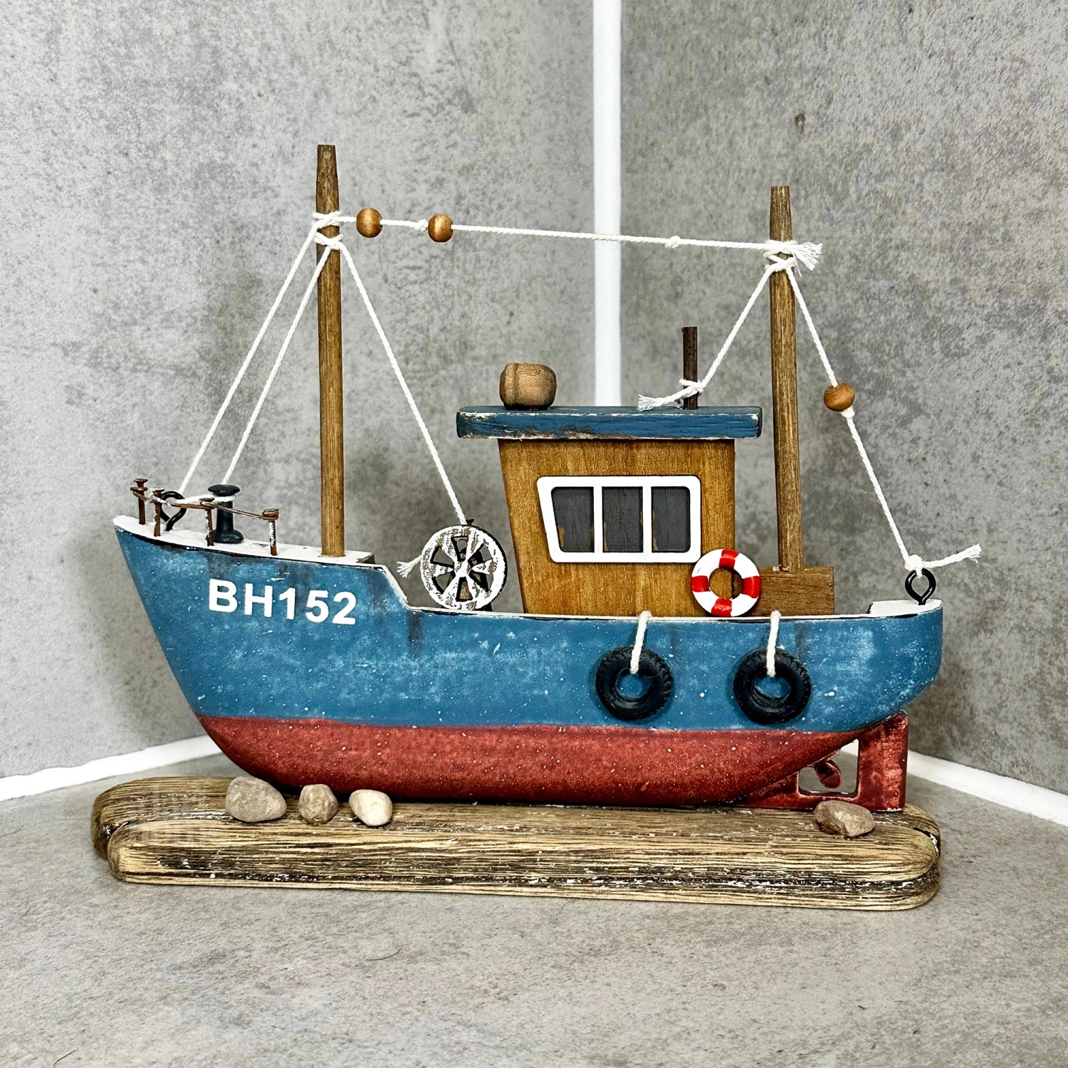 Wooden Trawler Ornament 1 Wooden Trawler Ornament