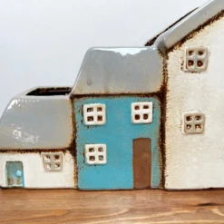 Ceramic Terraced Houses Indoor Plant Pot -Home Decoration IMG E7850 scaled