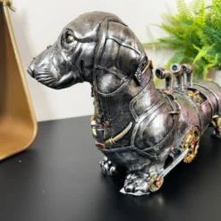 Steampunk Daschund Ornament -Home Decoration IMG E7935 scaled