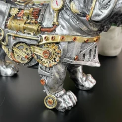 Steampunk English Bulldog Ornament -Home Decoration IMG E7947 scaled