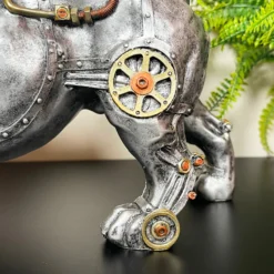 Steampunk English Bulldog Ornament -Home Decoration IMG E7951 scaled