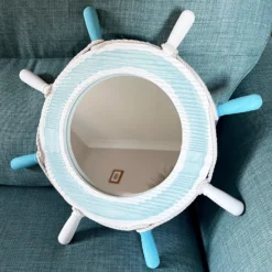 Ships Wheel Wall Mirror