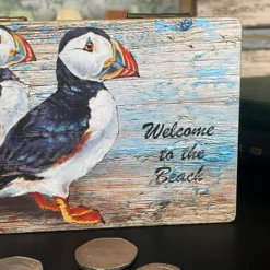 Rustic Puffin Trinket Box -Home Decoration IMG E8171 editedAF