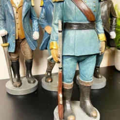 Set Of 4 Military Dog Sculptures -Home Decoration IMG E8316