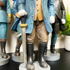 Set Of 4 Military Dog Sculptures -Home Decoration IMG E8322