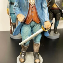 Set Of 4 Military Dog Sculptures -Home Decoration IMG E8325