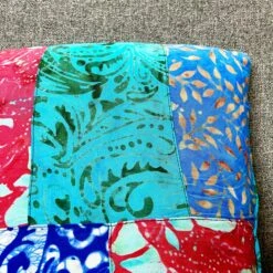 Handmade Indian Patchwork Cushion Cover 40x40cm -Home Decoration IMG E8347 edited76 scaled