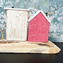 Rustic Wooden Harbour Cottages Ornament 12 Rustic Wooden Harbour Cottages Ornament -Home Decoration IMG E8361